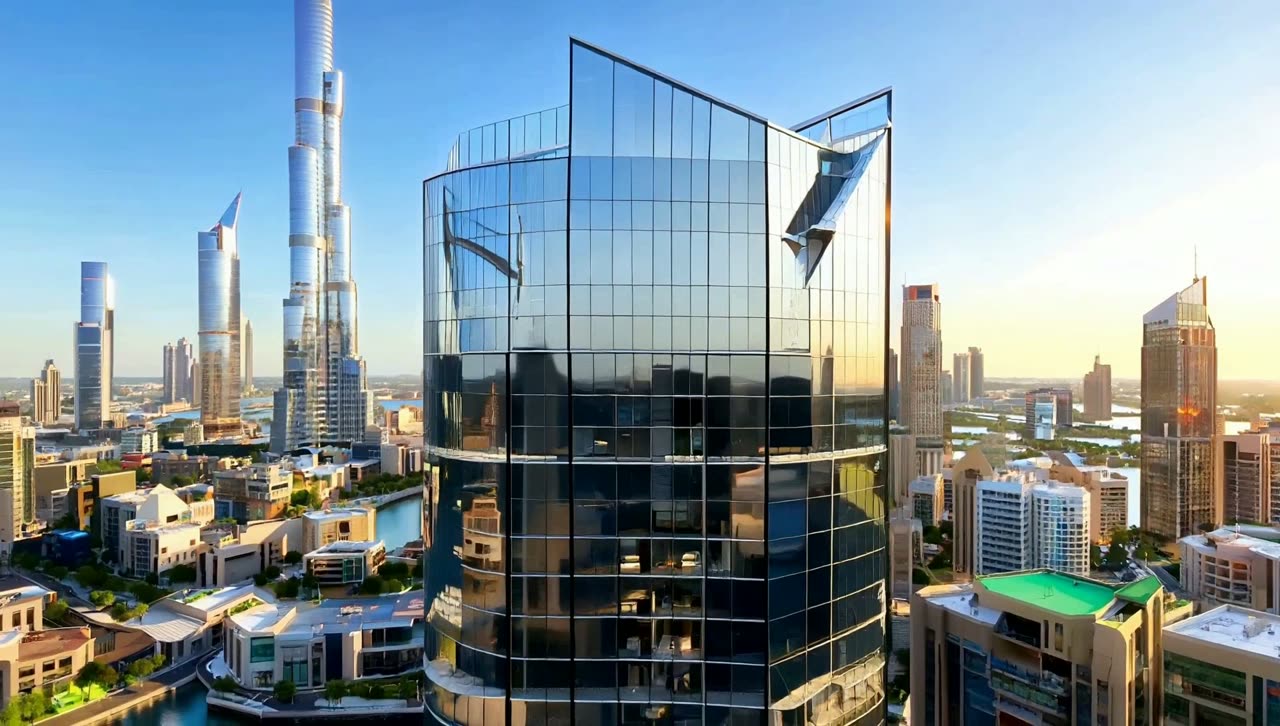 Binghatti Skyrise — visite 3D à Business Bay, Dubaï